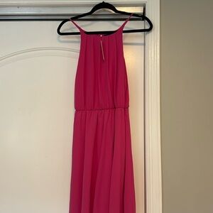 NWT Hot Pink Mini Sleeveless Dress